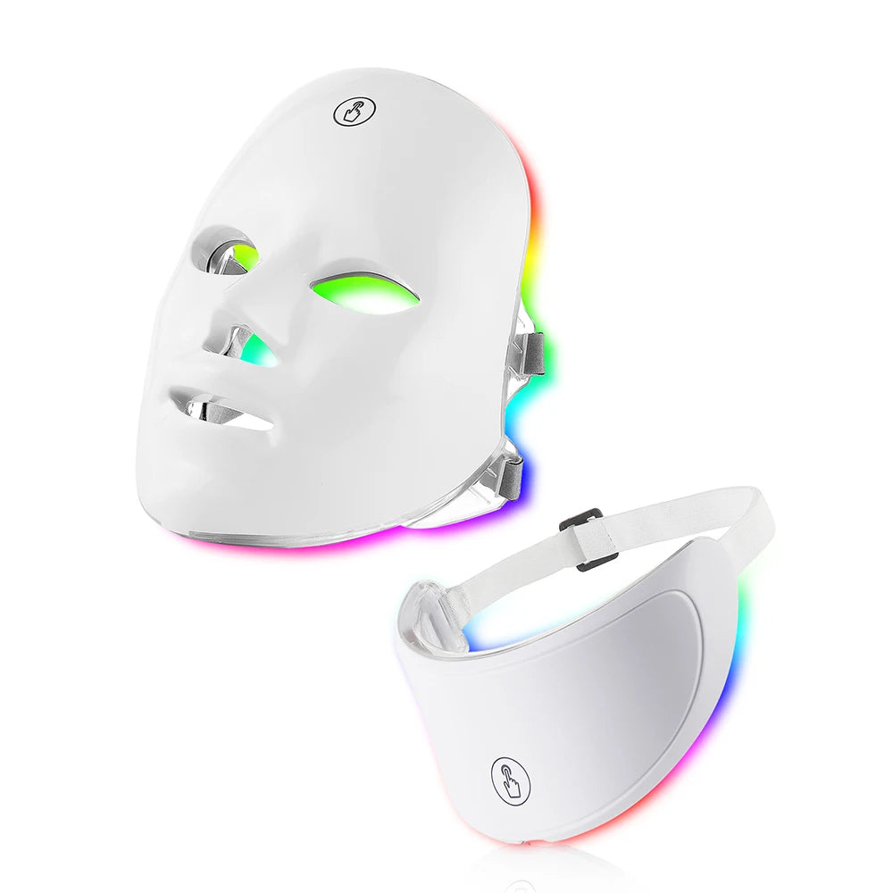 7-Color LED Face & Neck Tightening Mask