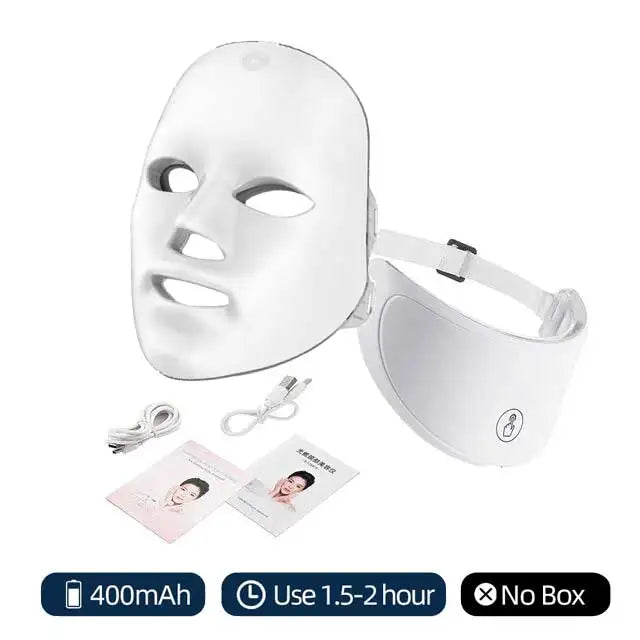 7-Color LED Face & Neck Tightening Mask