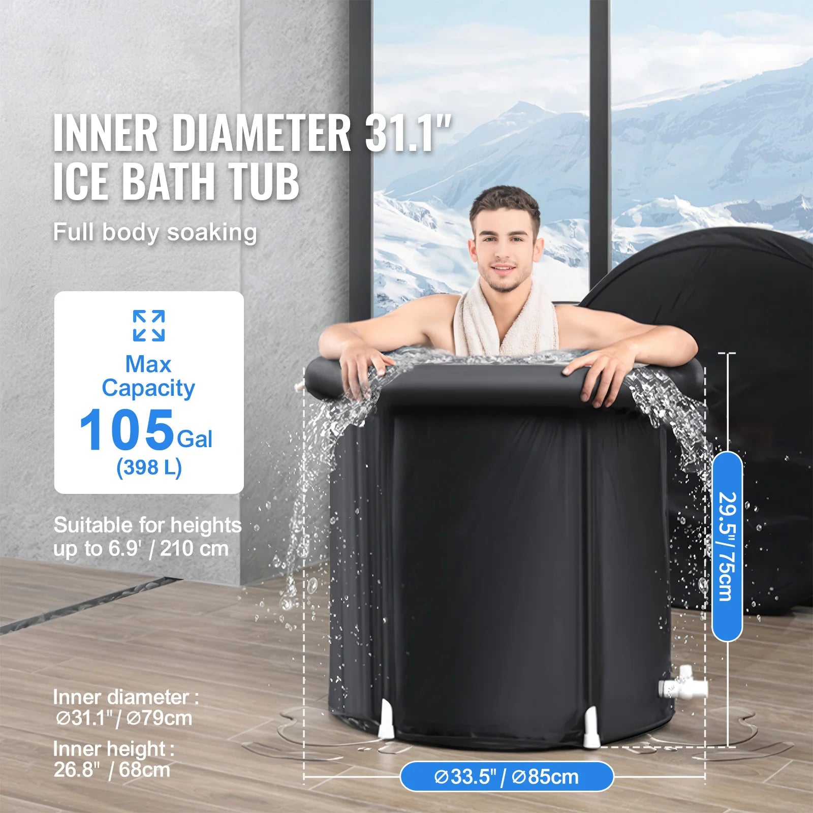 Portable Cold Plunge Tub