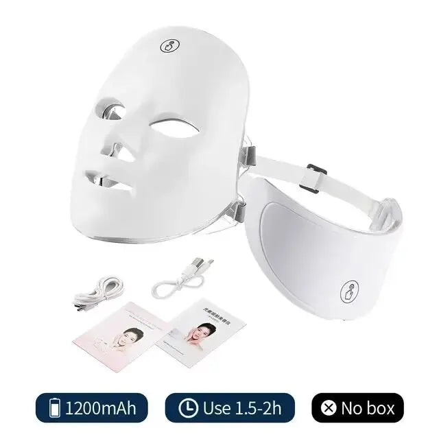 7-Color LED Face & Neck Tightening Mask