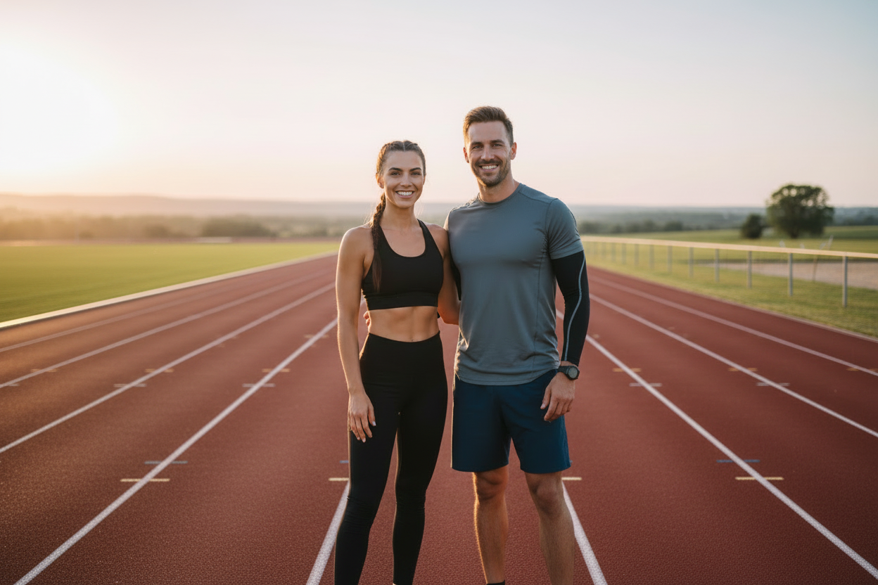 Wellness Hero Banner - Running Track